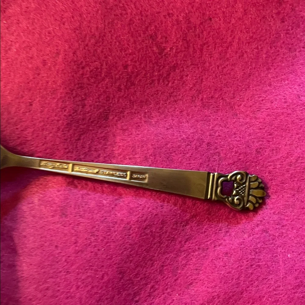National Stainless King Eric JAPAN Stainless Satin Butter Serving Knife EUC